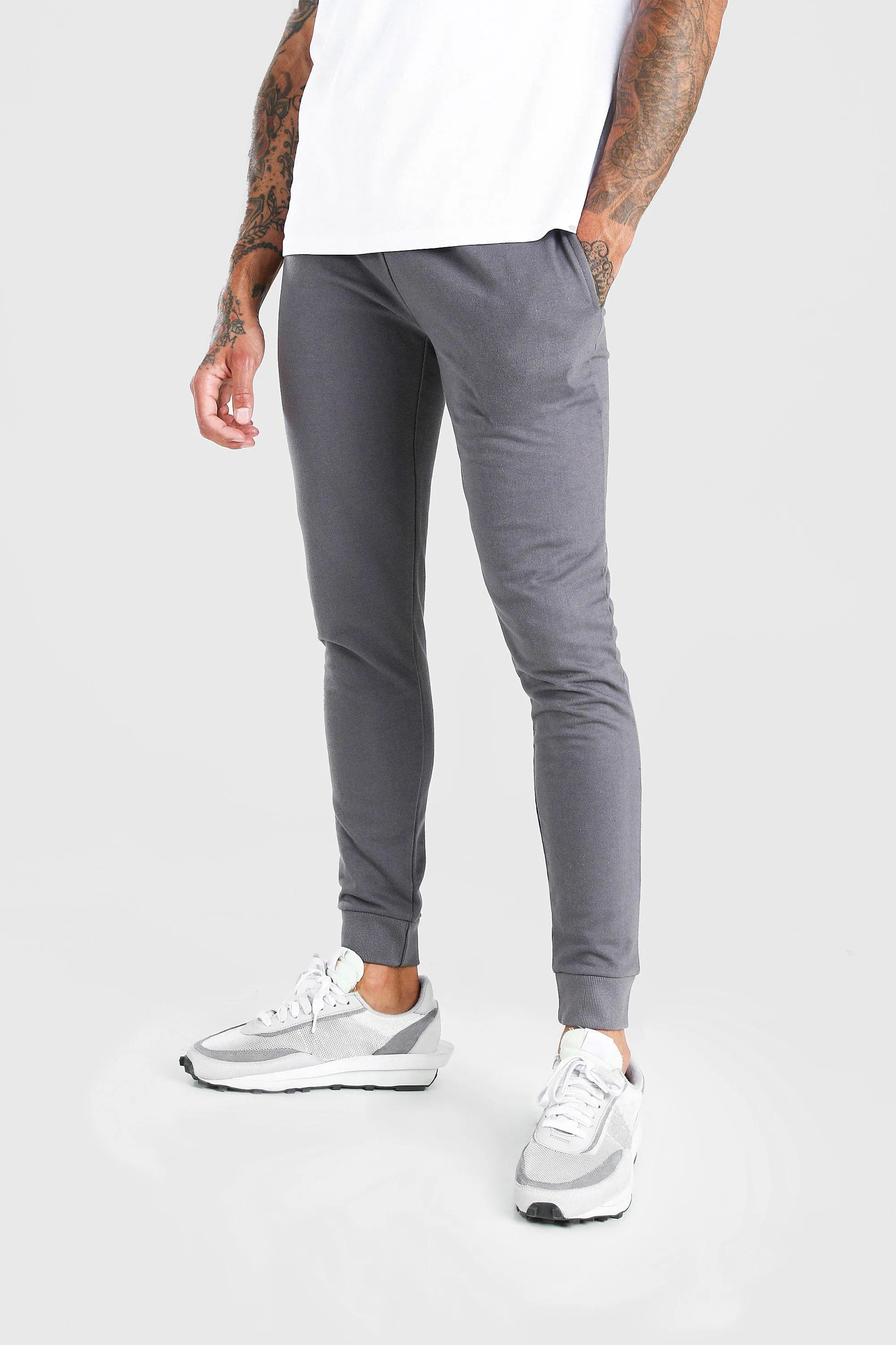 2 Pack Super Skinny Fit Joggers | boohooMAN UK