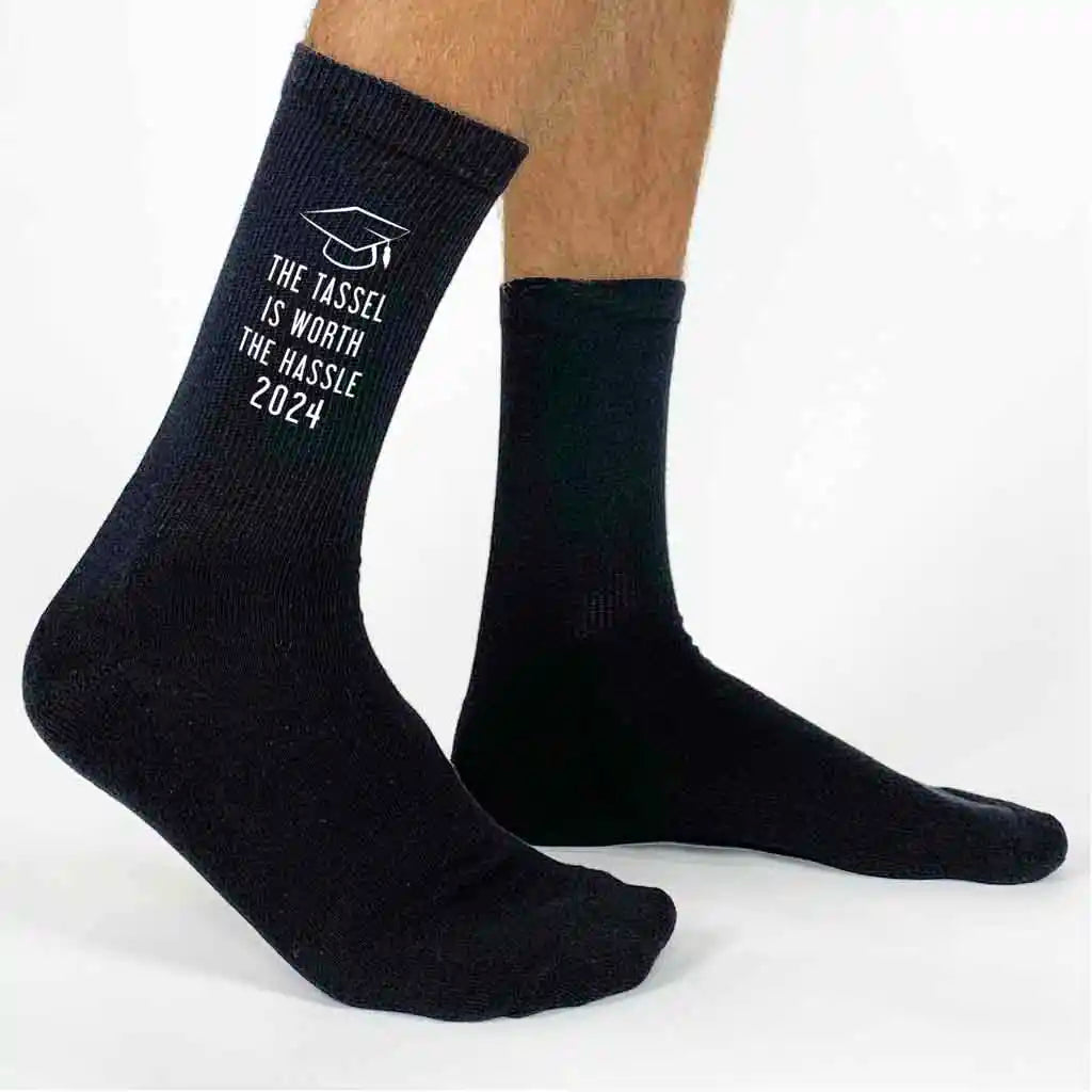 ‘24 Graduation Socks - The Tassel is Worth the Hassle