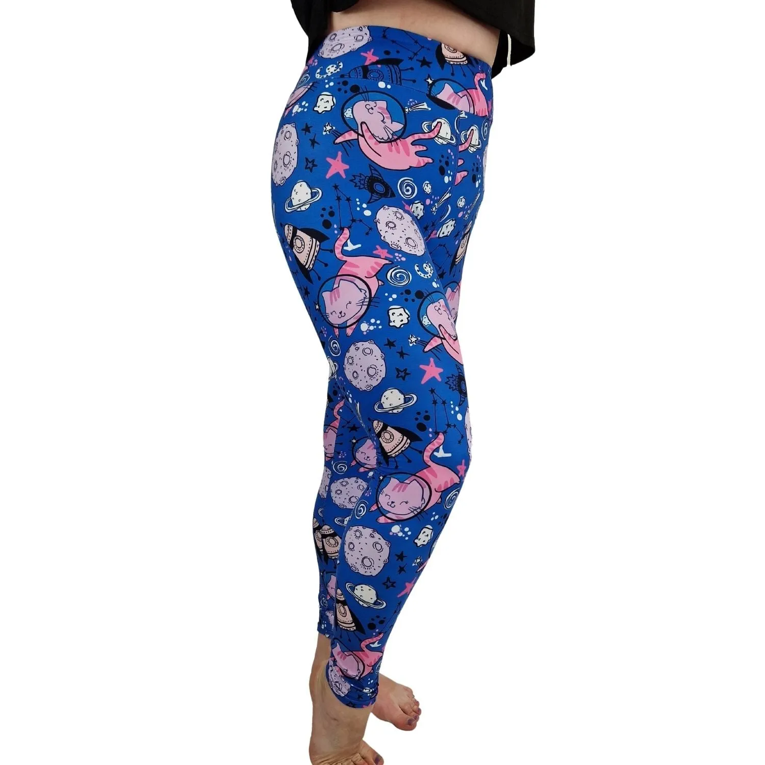 24/7 Leggings – Space Cat