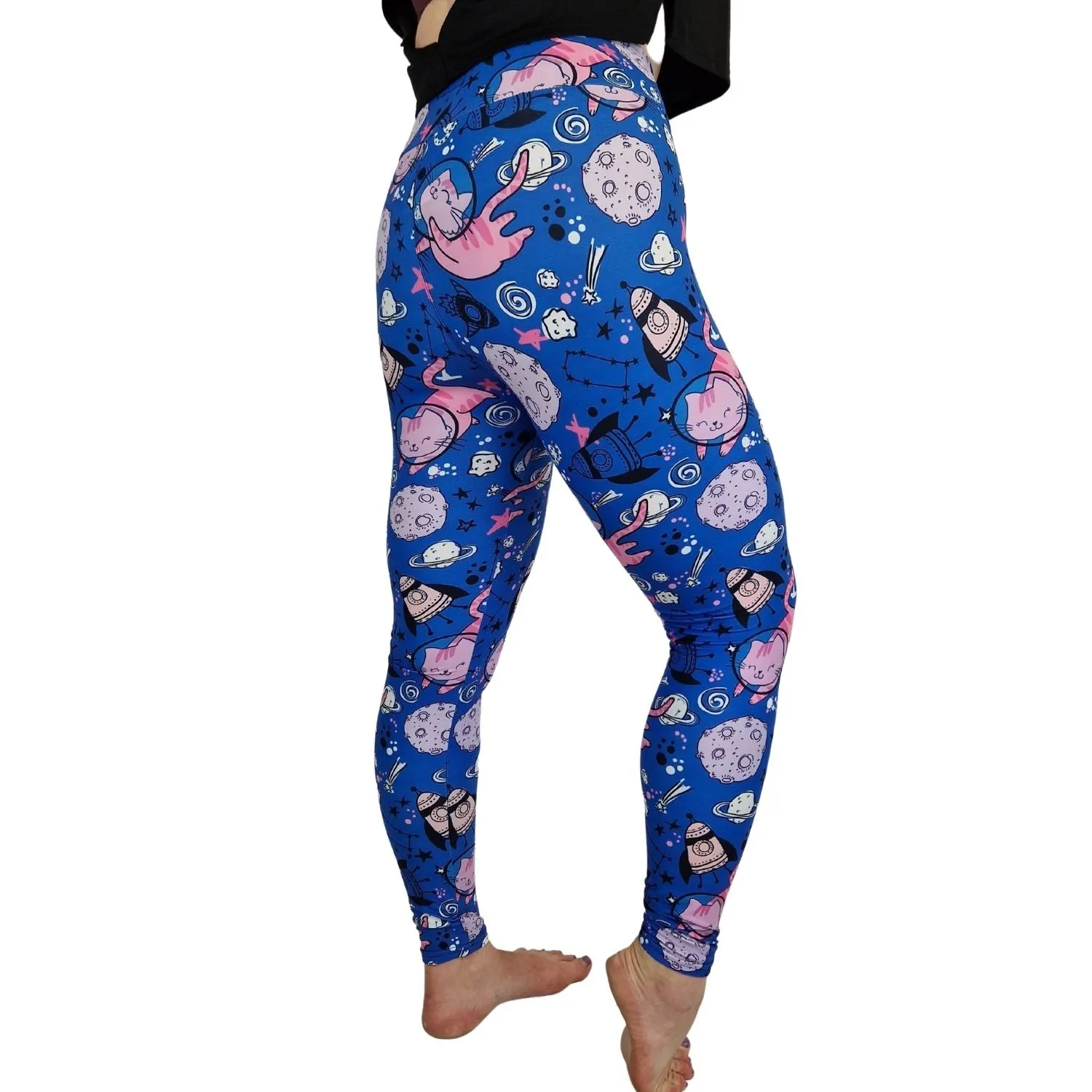 24/7 Leggings – Space Cat