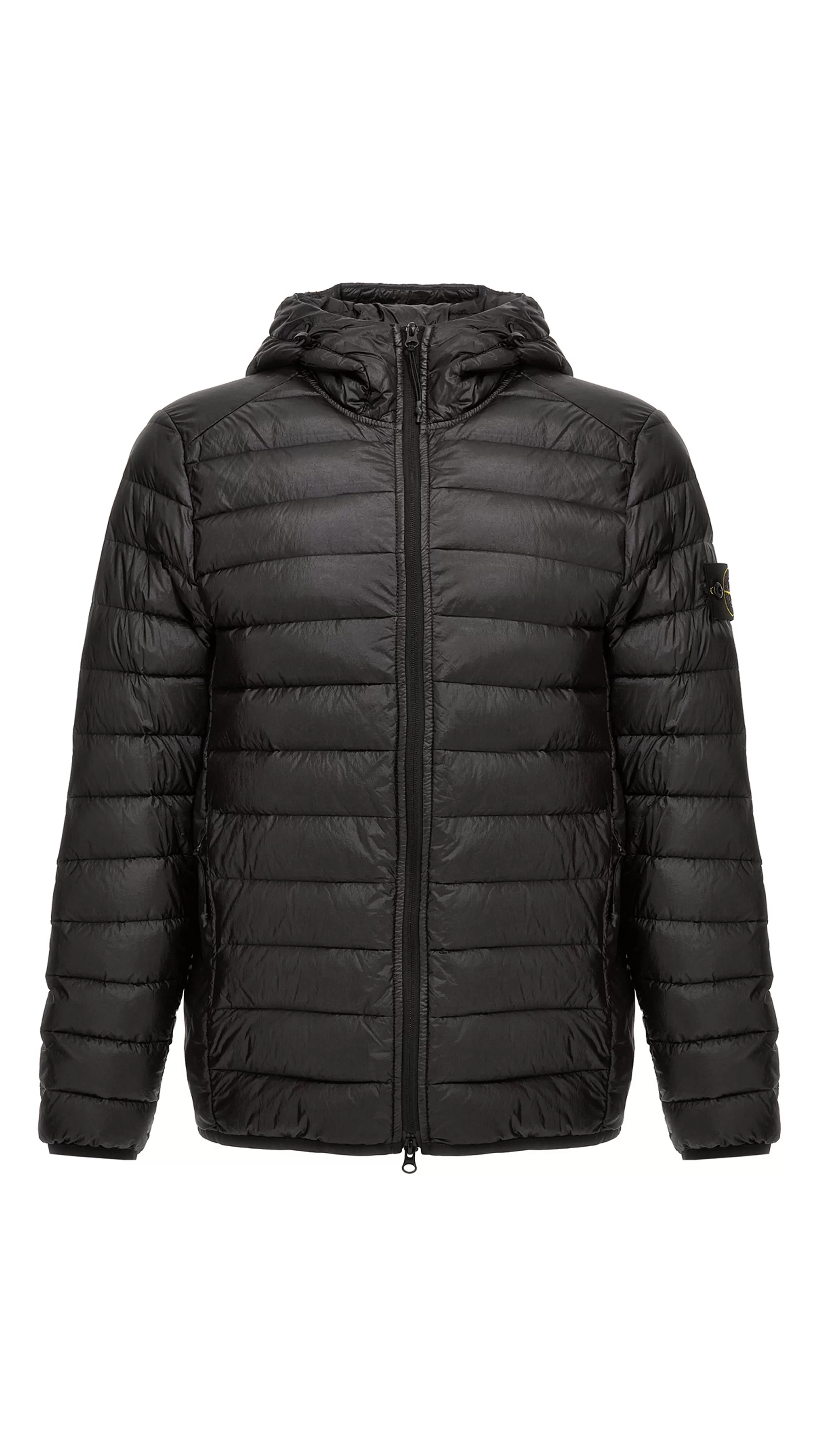 40124 Down-tc Light Hooded Down Jacket - Black