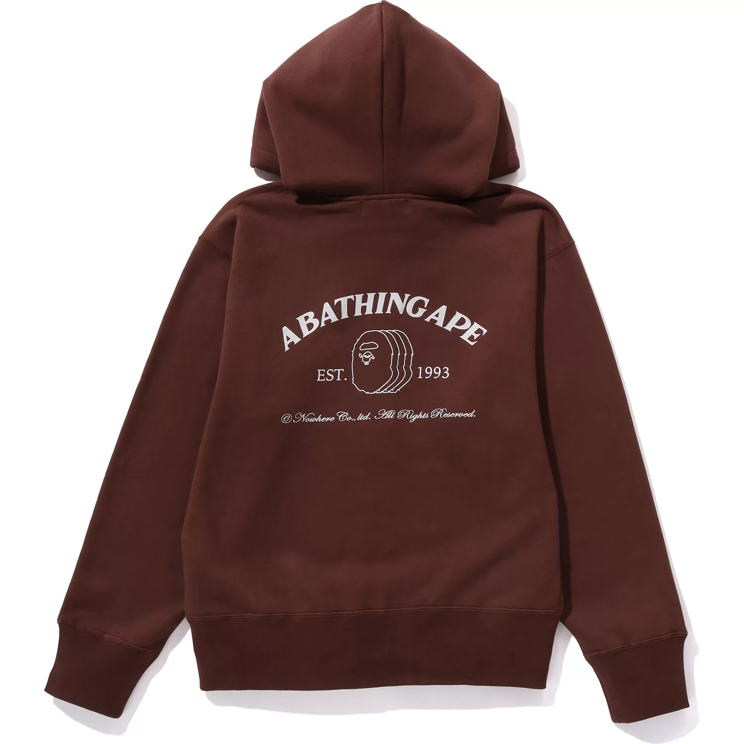 A BATHING APE ZIP HOODIE WIDE FIT LADIES