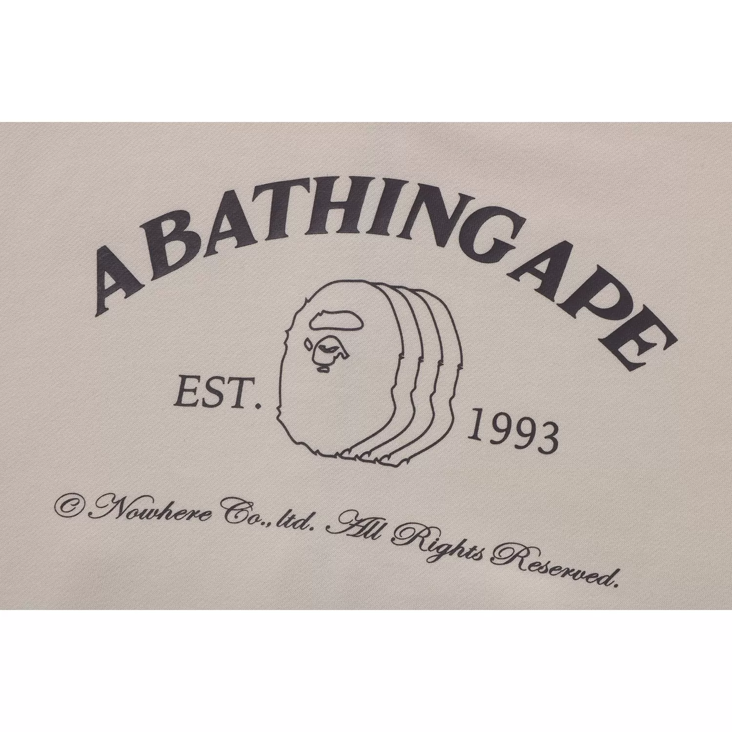 A BATHING APE ZIP HOODIE WIDE FIT LADIES