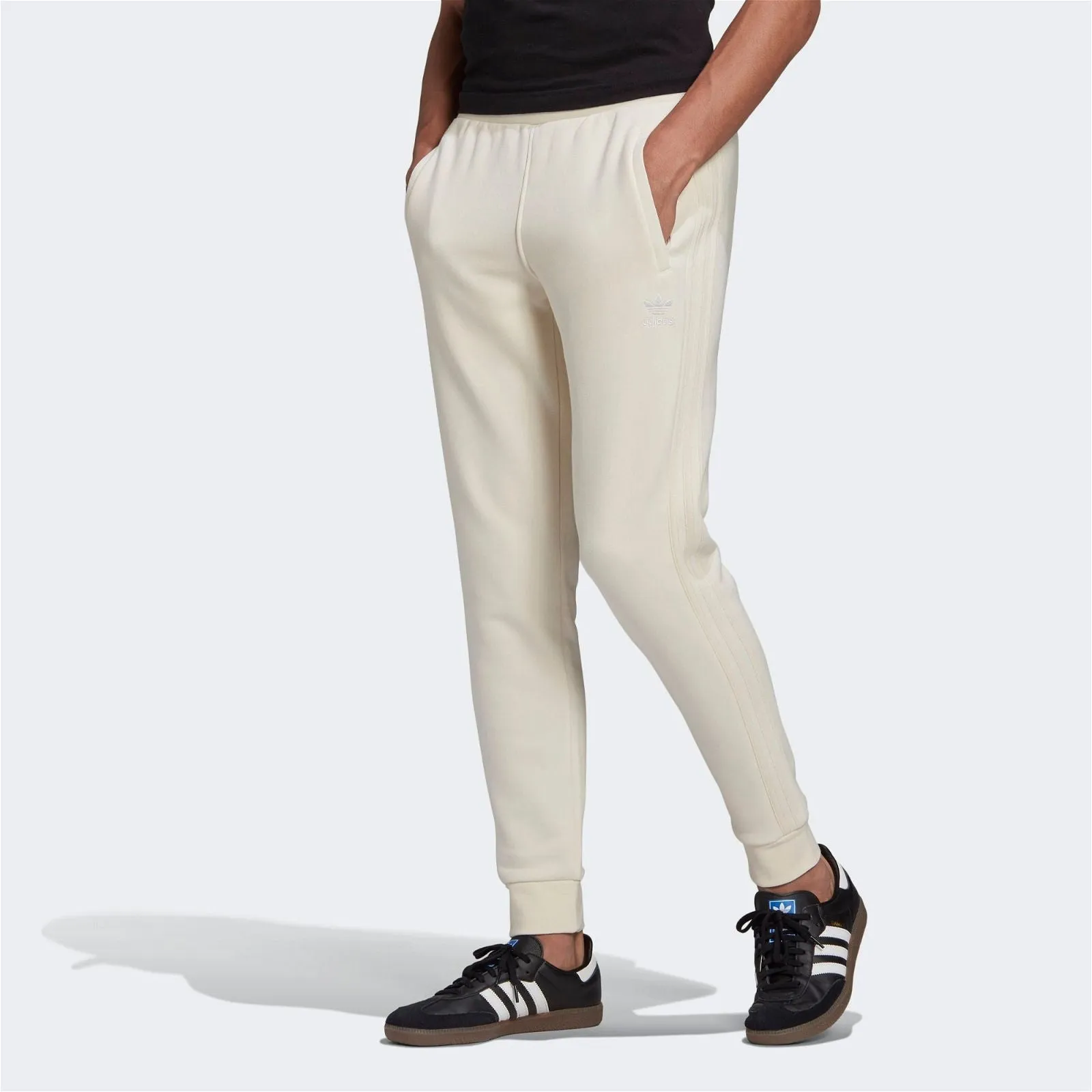 adidas Originals 3 Stripe Non Dyed Joggers - Off White