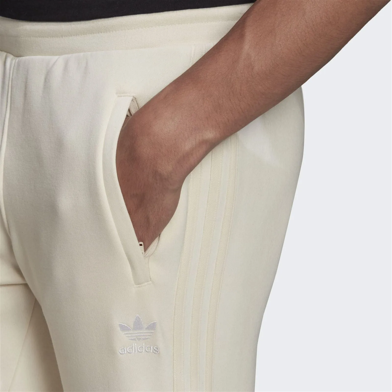 adidas Originals 3 Stripe Non Dyed Joggers - Off White