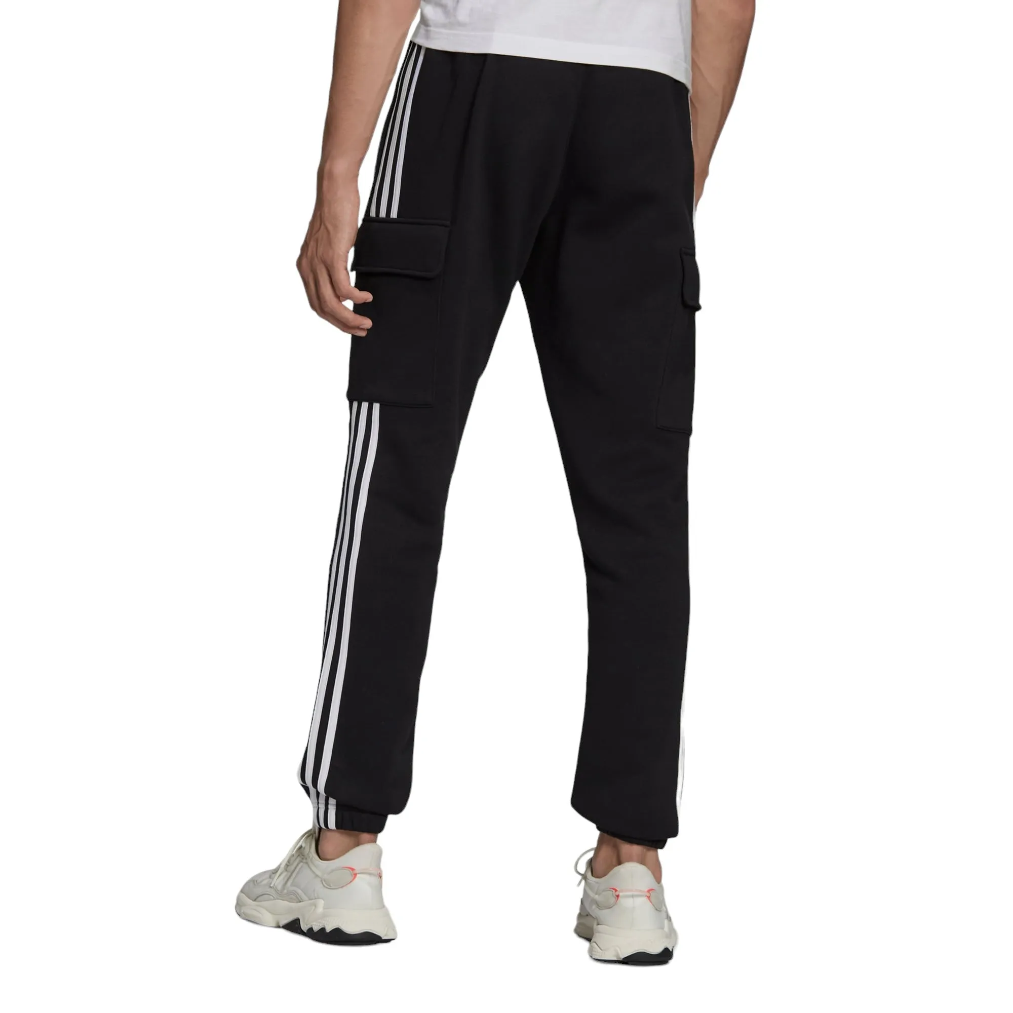 adidas Originals 3-Stripes SC Cargo Joggers - Black