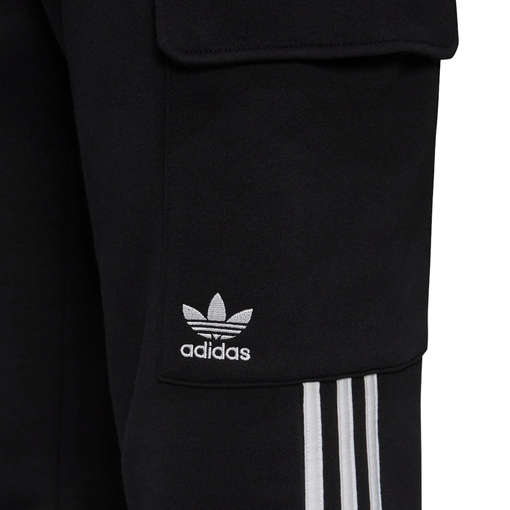 adidas Originals 3-Stripes SC Cargo Joggers - Black