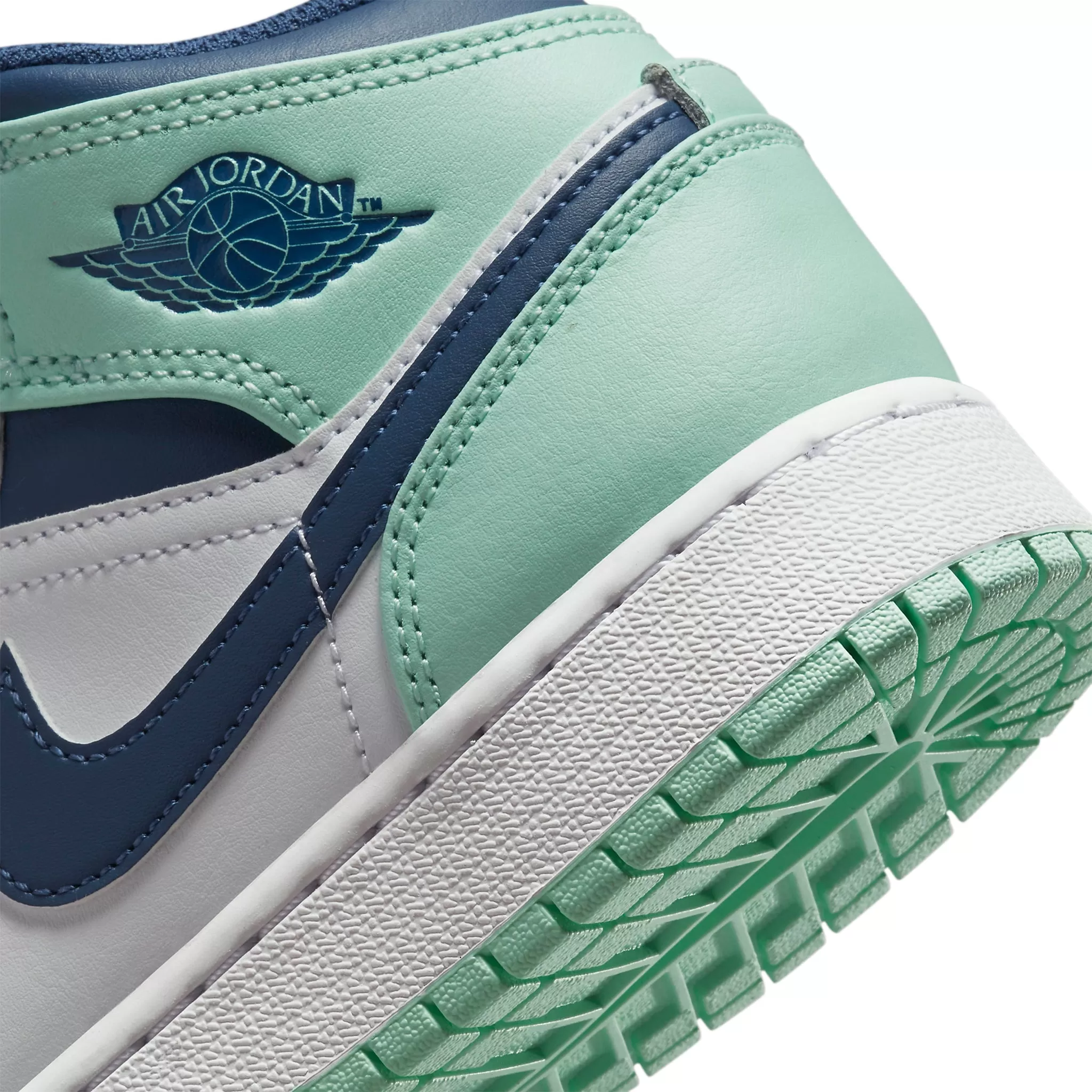 Air Jordan 1 Mid Mystic Navy Mint Foam (GS)