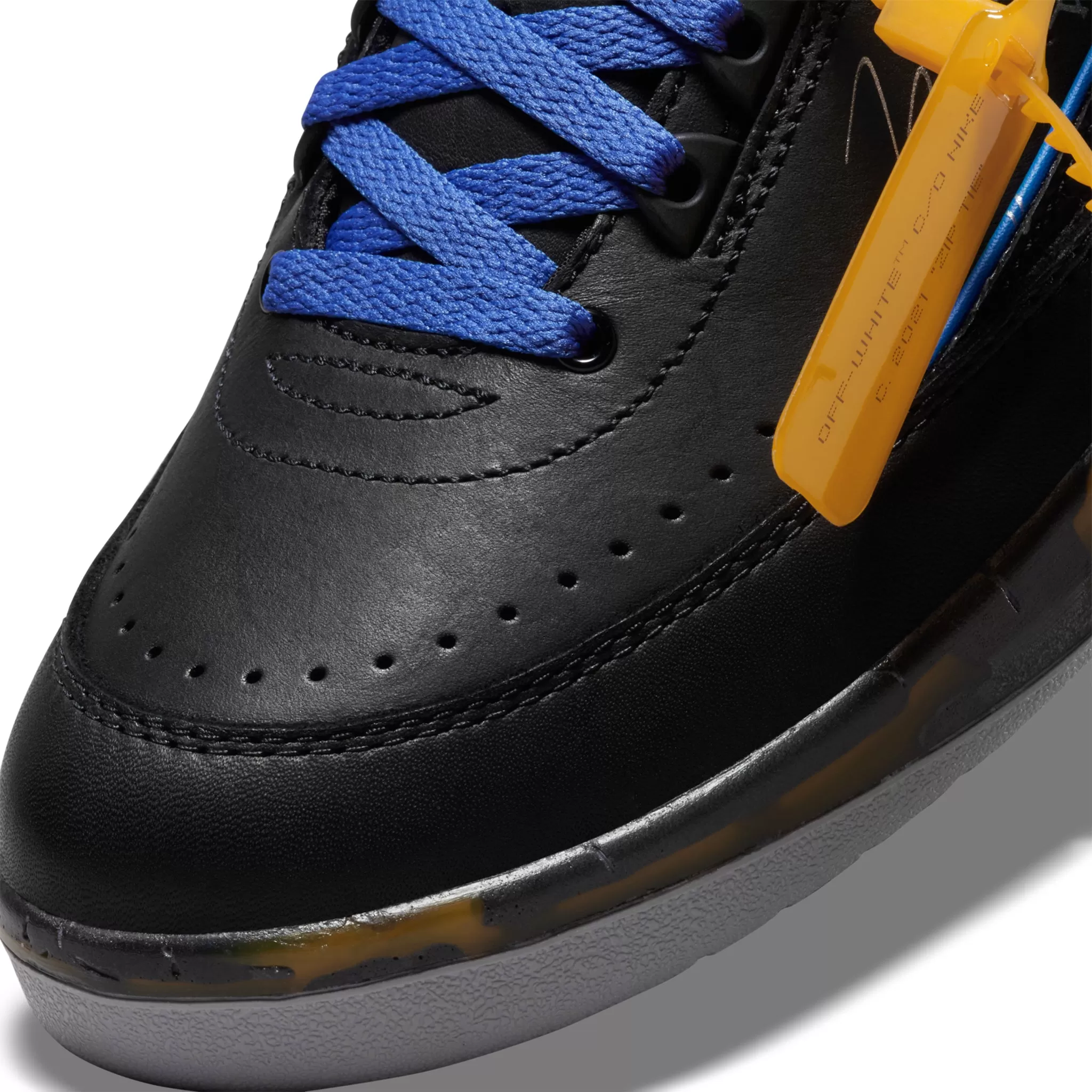 Air Jordan 2 X Off-White Retro Low Black Blue