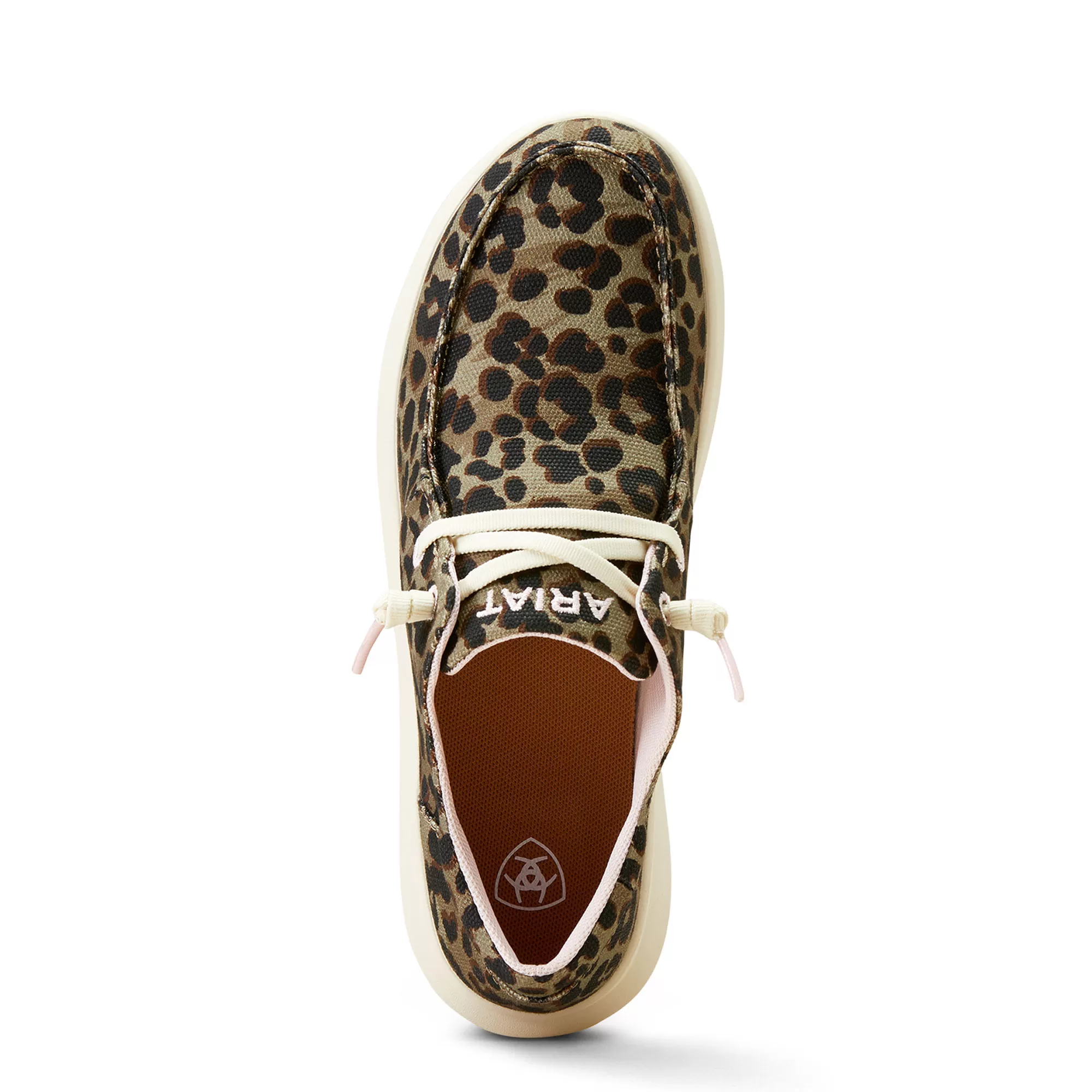 Ariat Womens Olive Leopard Print Casual Shoes