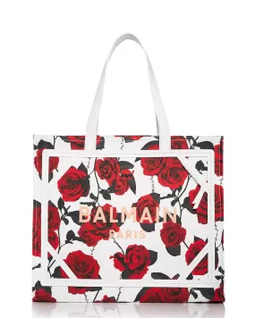 B-Army Medium Canvas Tote in Rose