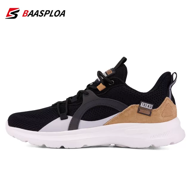 Baasploa 2022 New Men Sport Sneaker Lightweight Knit Walking Shoes