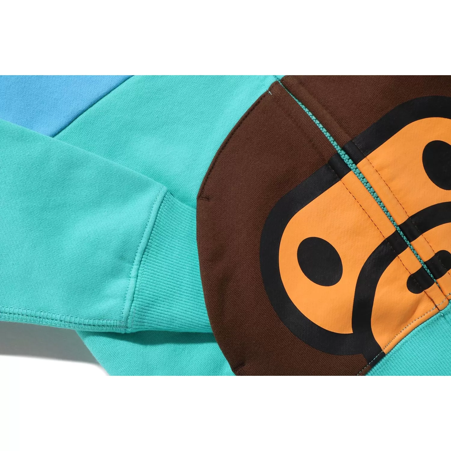 BABY MILO POCKET COLOR BLOCK ZIP HOODIE KIDS