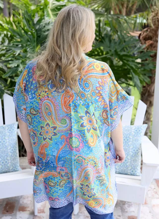 Barden Printed Kimono MULTI