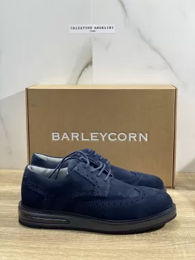 Barleycorn Air Brogue Uomo Pelle Suede Blu Extralight Casual Men Shoes