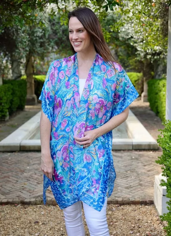 Bellingham Printed Kimono BLUE MULTI