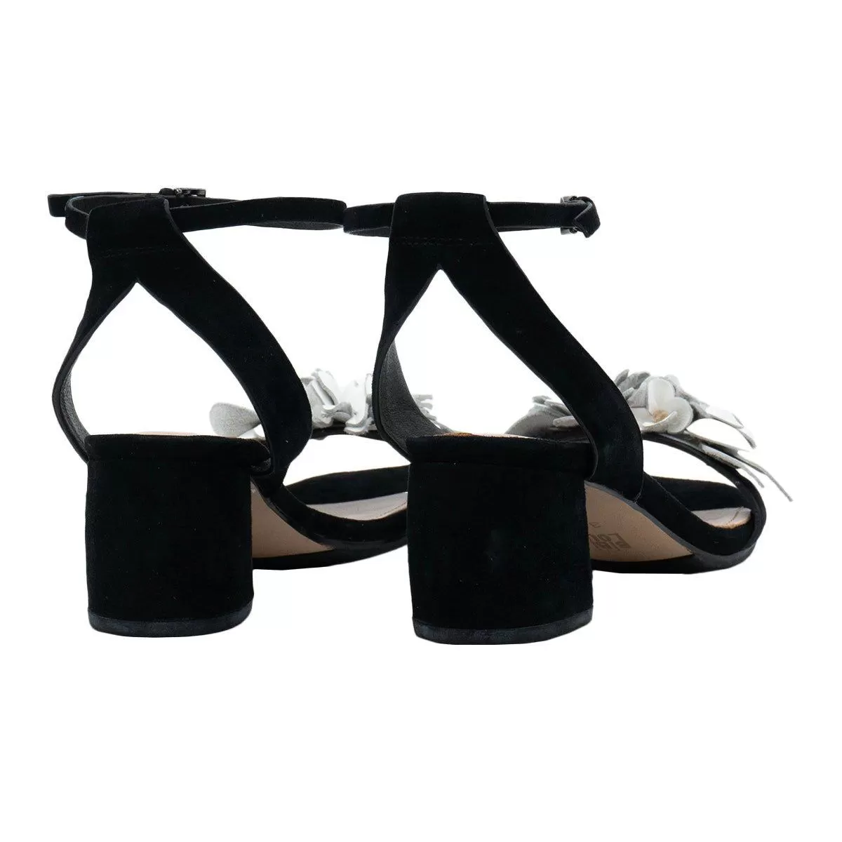 Bibilou Floral Ankle Strap Heels