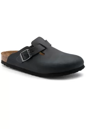 Birkenstock Boston Oiled Leather Black