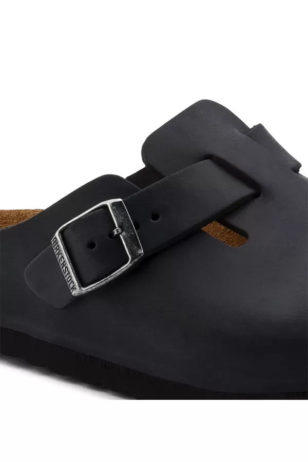 Birkenstock Boston Oiled Leather Black