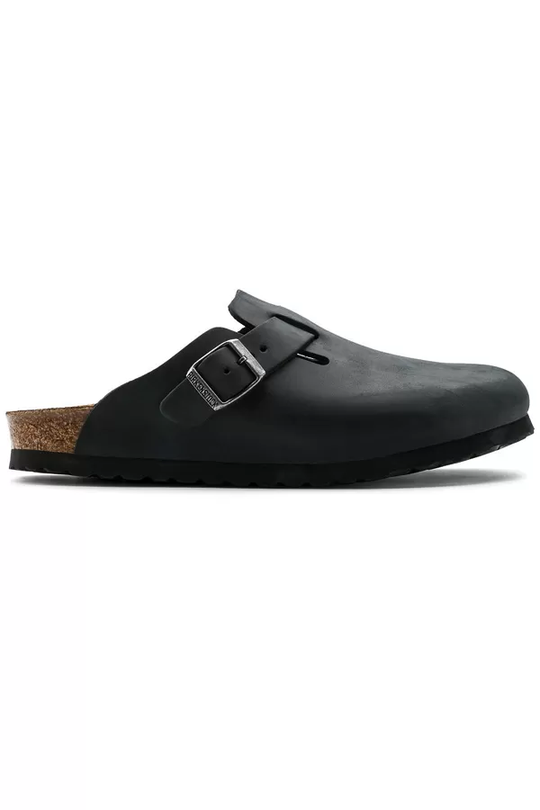 Birkenstock Boston Oiled Leather Black