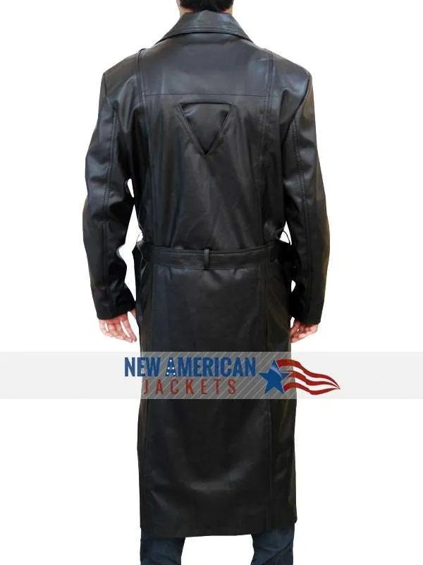 Blade Trench Leather Coat | New American Jackets