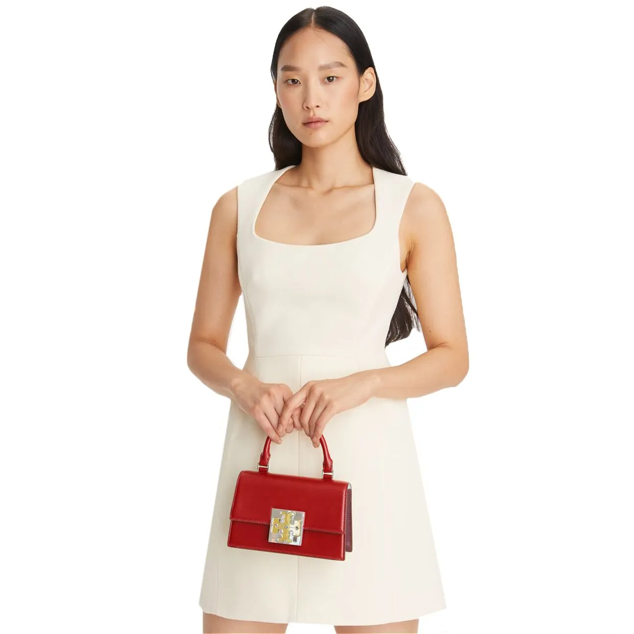 Bon Bon Colorblock Mini Bag -Red