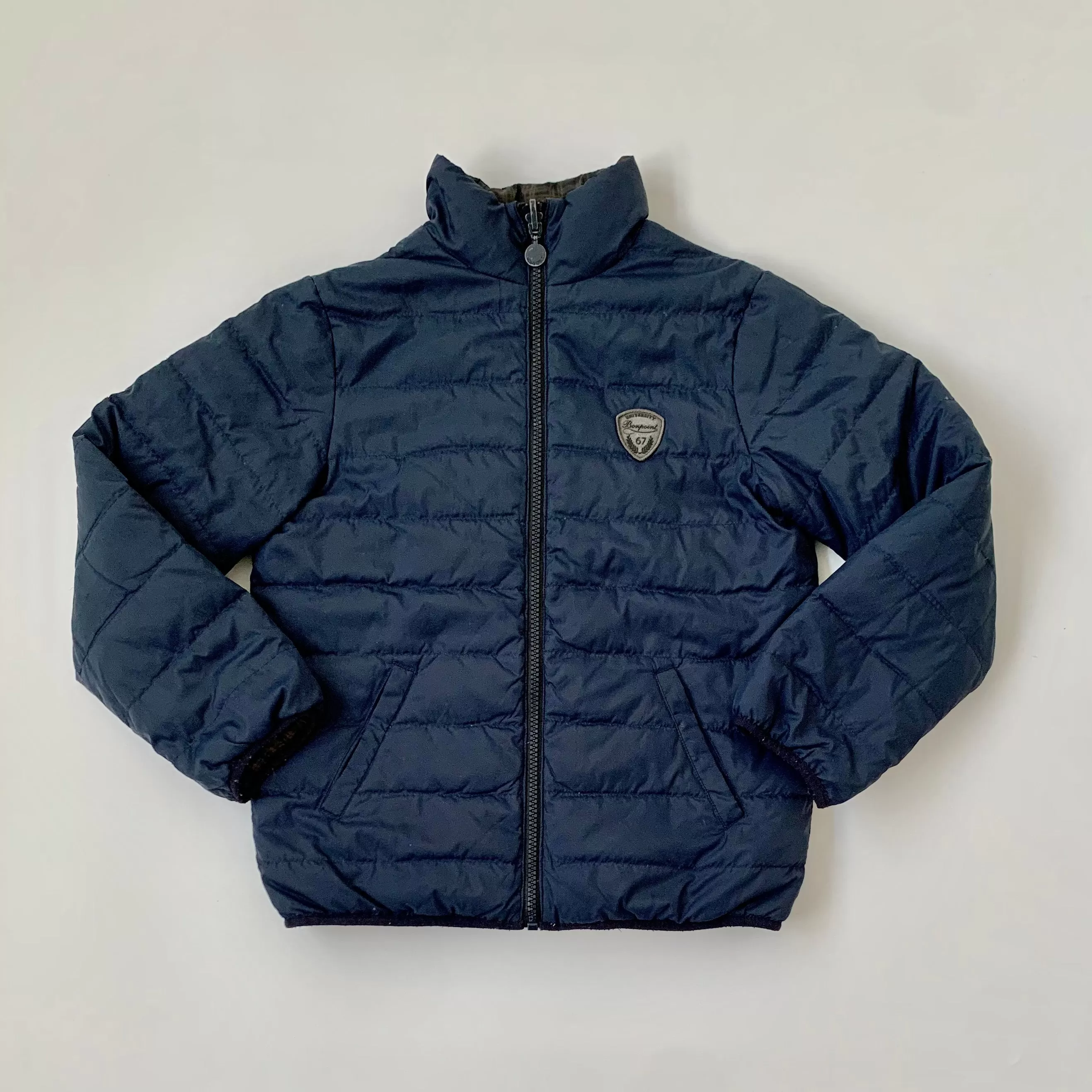 Bonpoint Reversible Down Filled Collarless Jacket: 8 Years