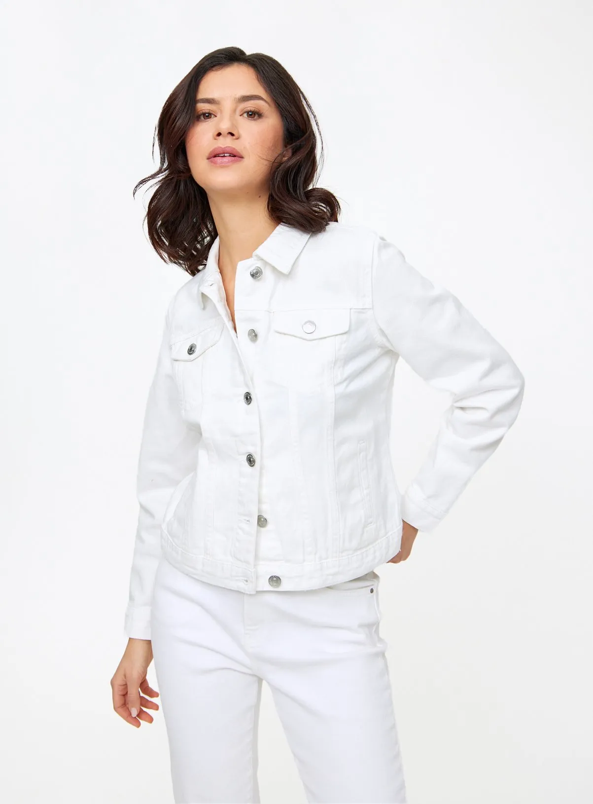 Buy White Denim Jacket 24 | Denim jackets | Tu