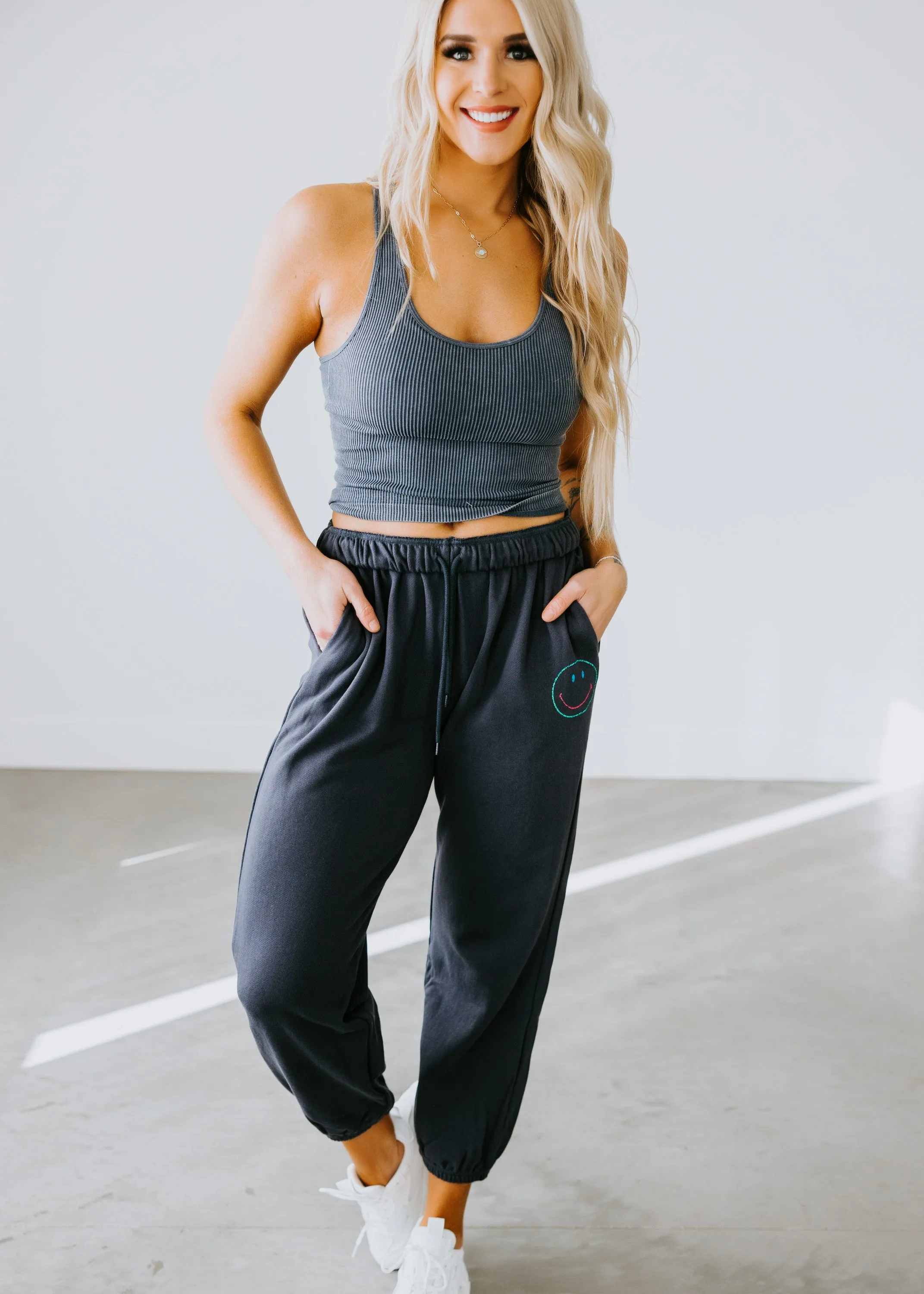 Cheer Up Graphic Joggers