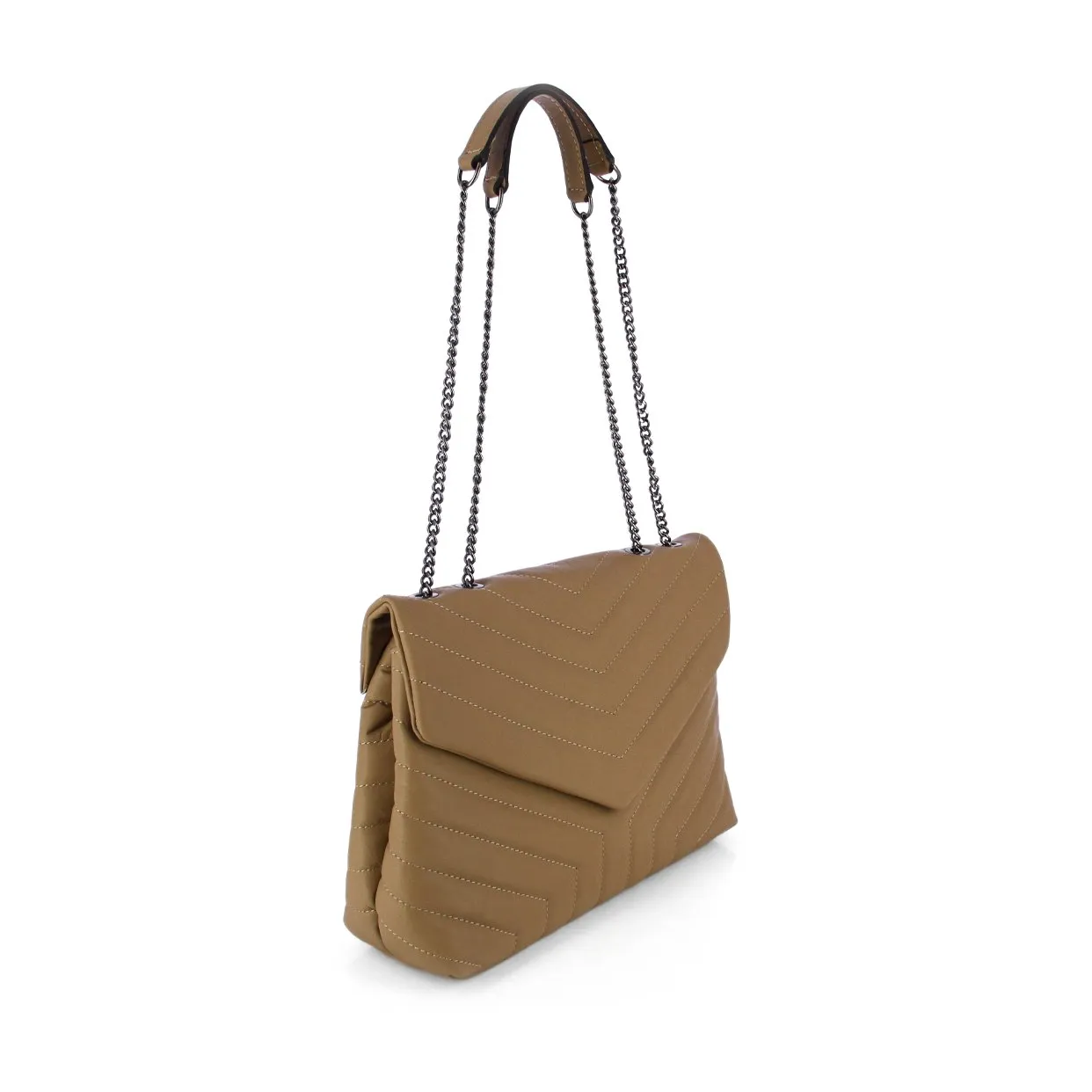 Crossbody Messenger Bag -Tan