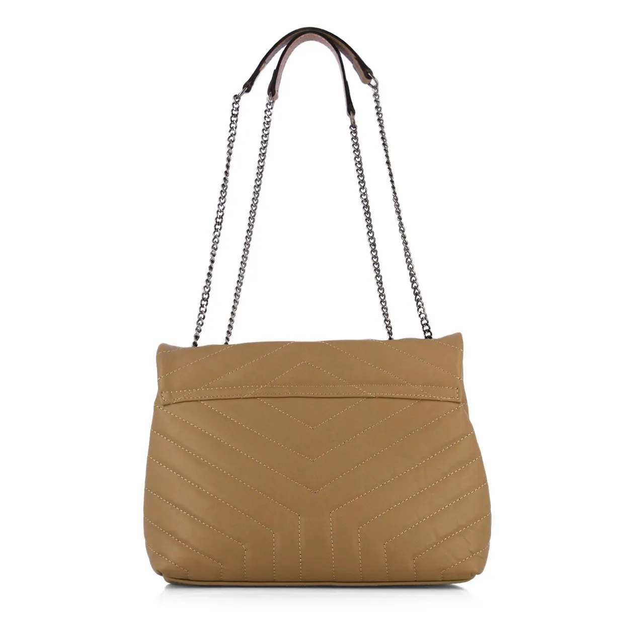 Crossbody Messenger Bag -Tan