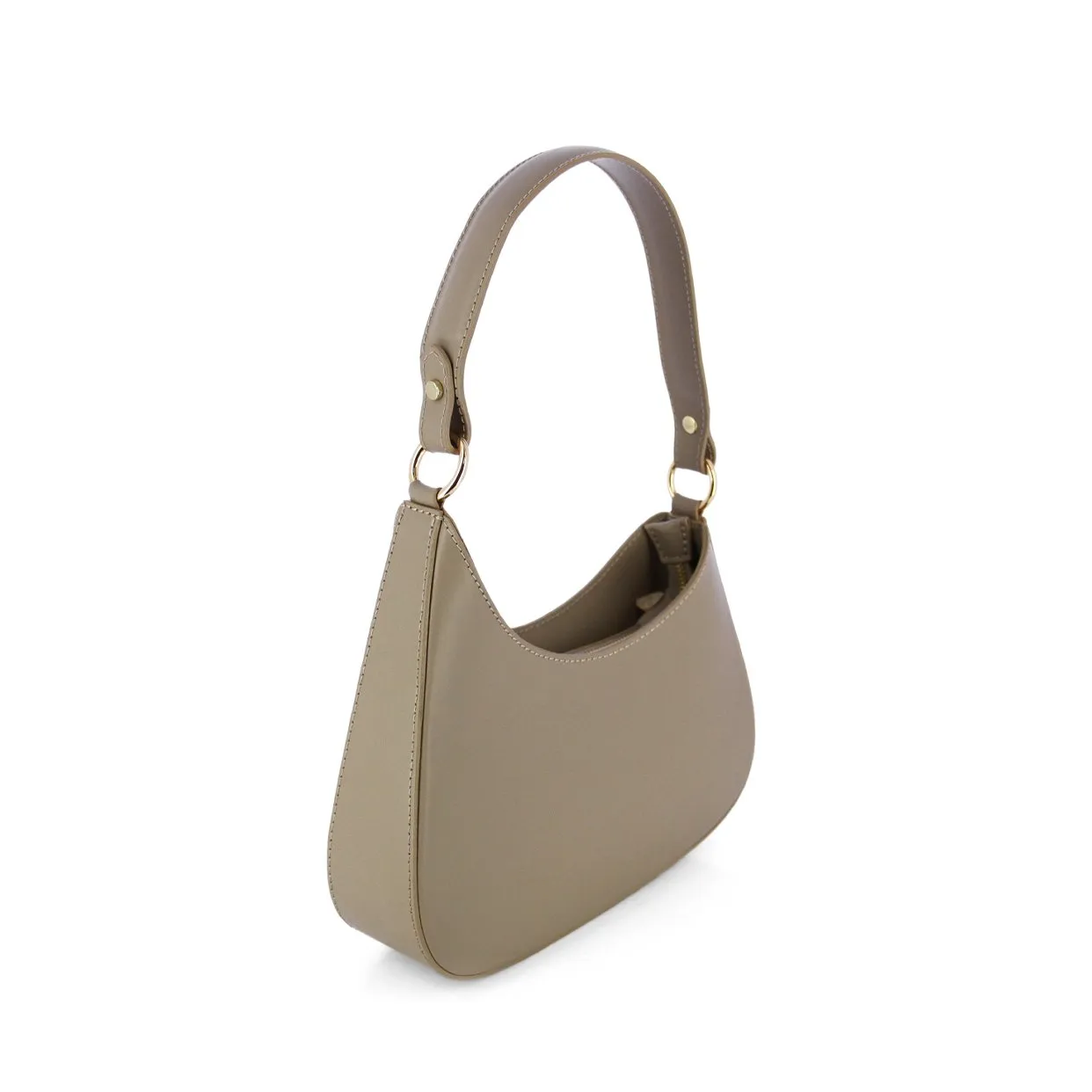 Curve Shoulder Bag -Tan