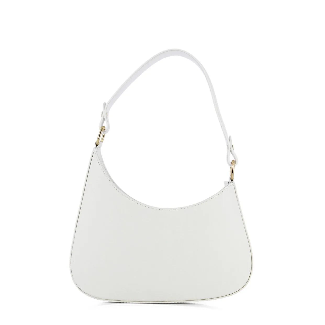 Curve Shoulder Bag -White