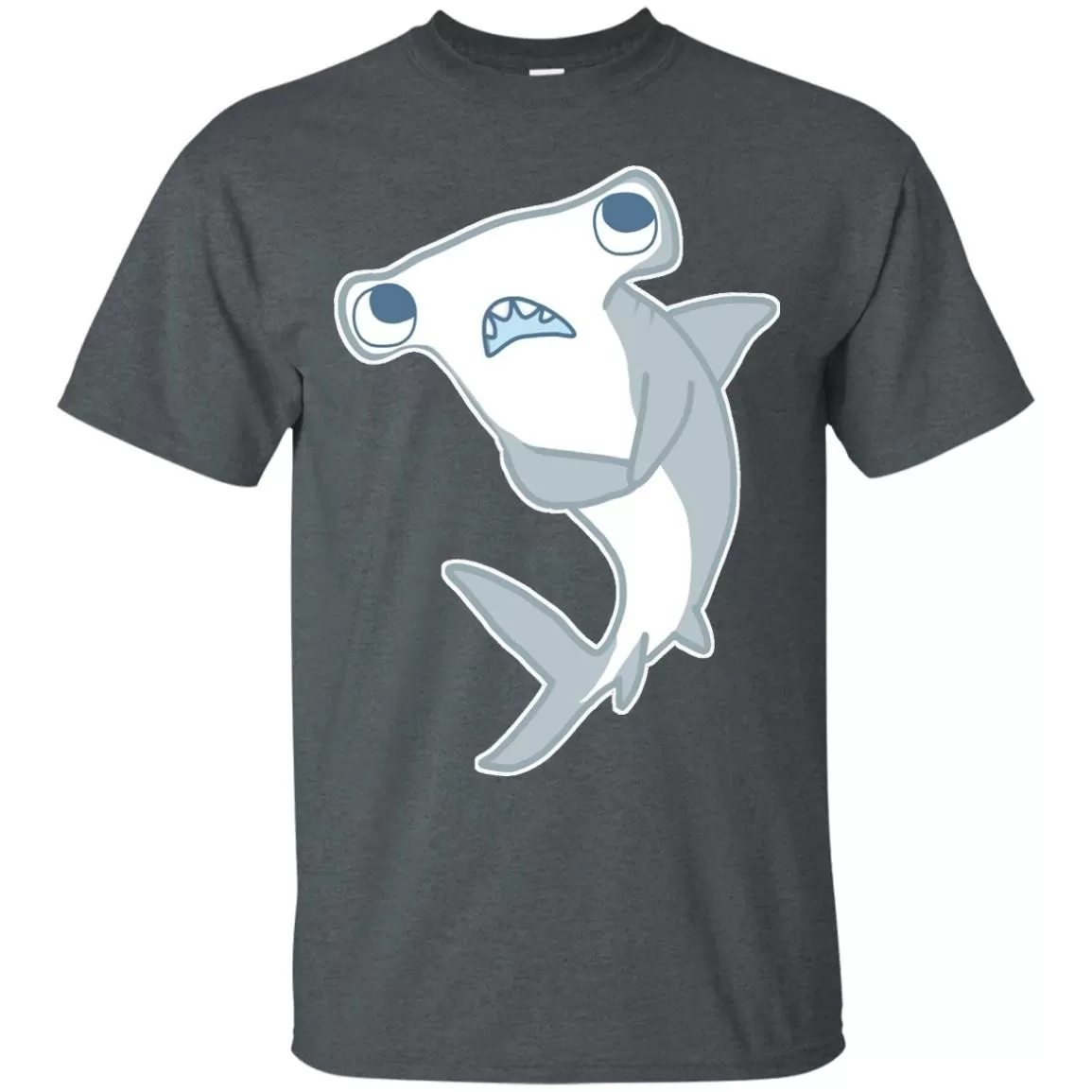 CUTE ANIMALS - Nervous Shark  Hammerhead T Shirt & Hoodie