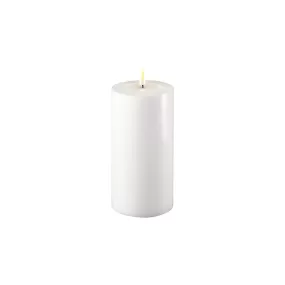 Deluxe LED Candle 10cm x 20cm - White