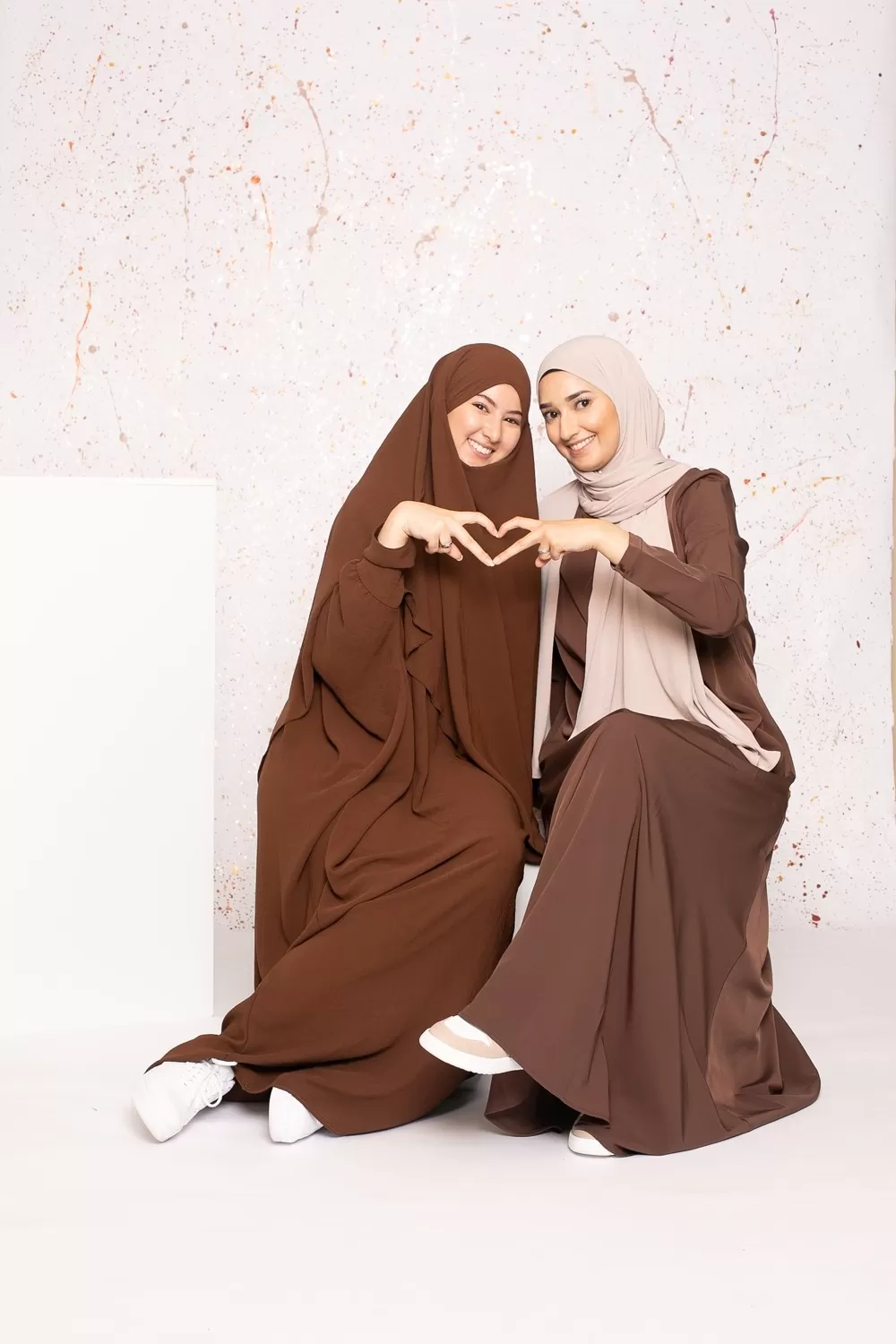 Ensemble abaya khimar jazz choco