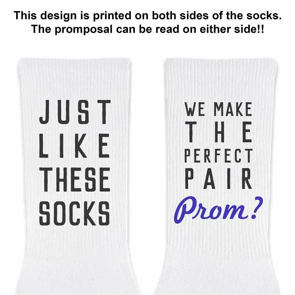 Funny Promposal for Him or Her, We Make the Perfect Pair