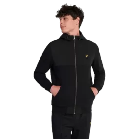 GIUBBOTTO SOFTSHELL ZIP HOODIE JET BLACK LYLE & SCOTT