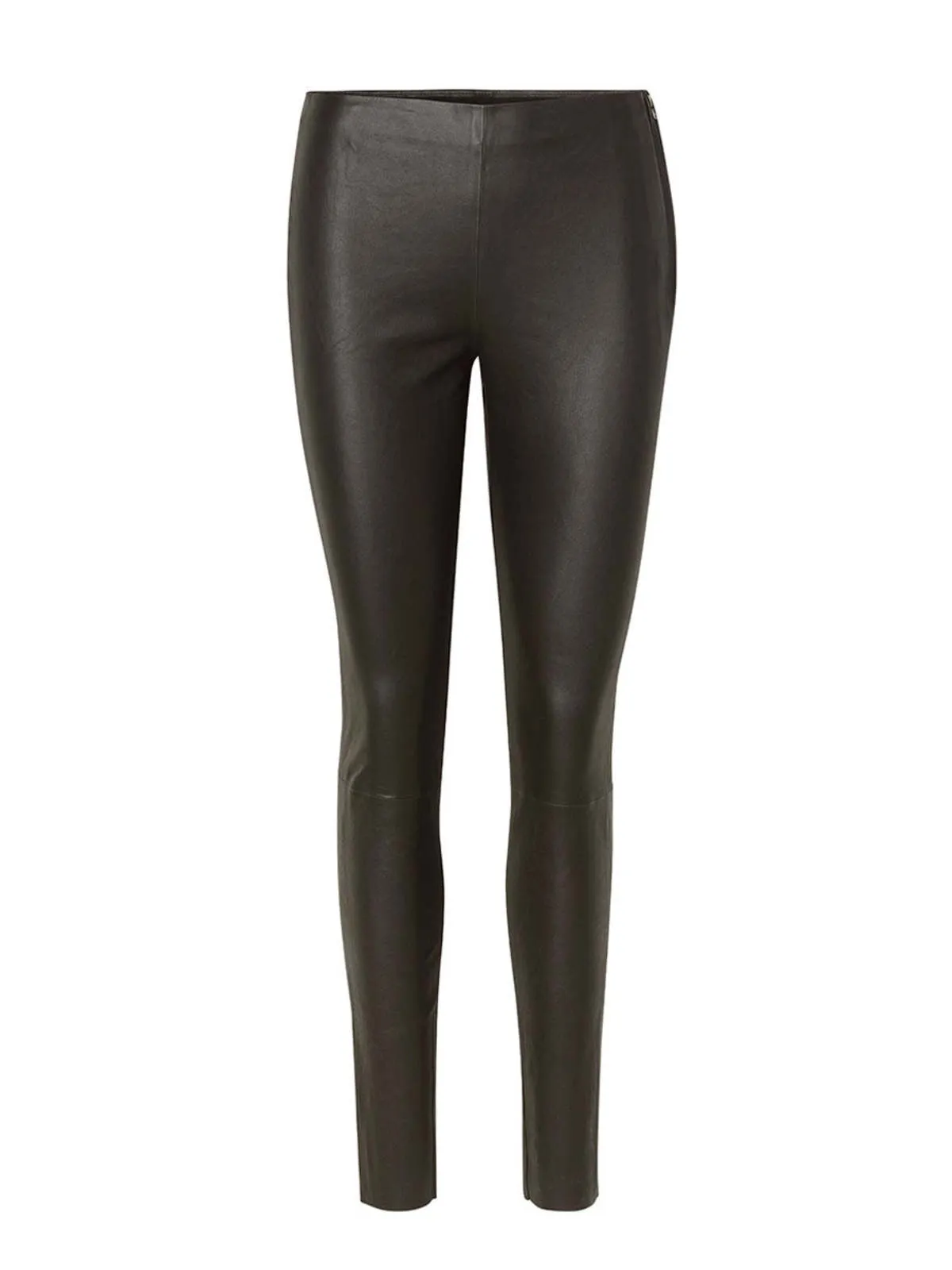 Gloria 1 Leather Leggings - Black