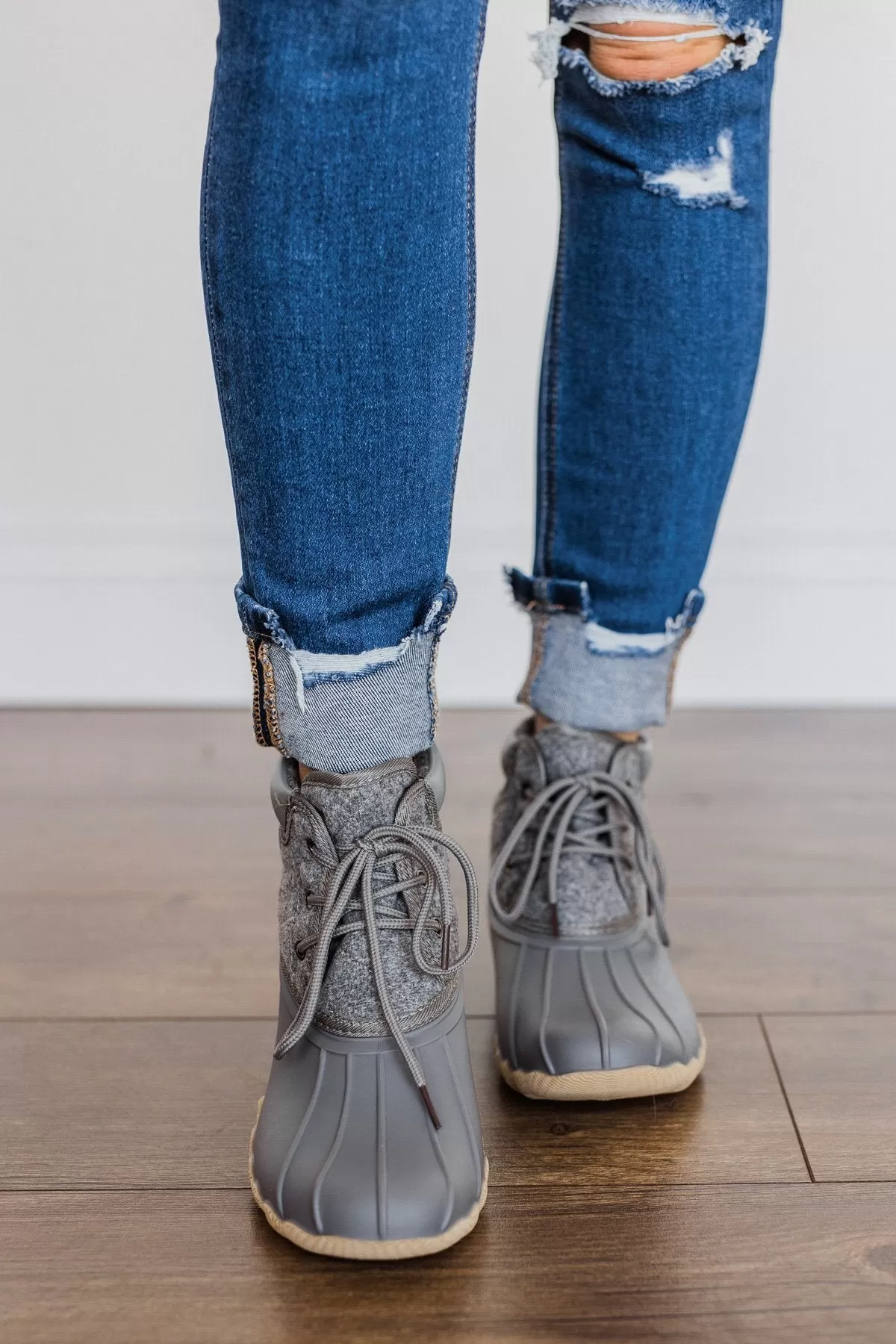 Gypsy Jazz Quack Booties- Grey