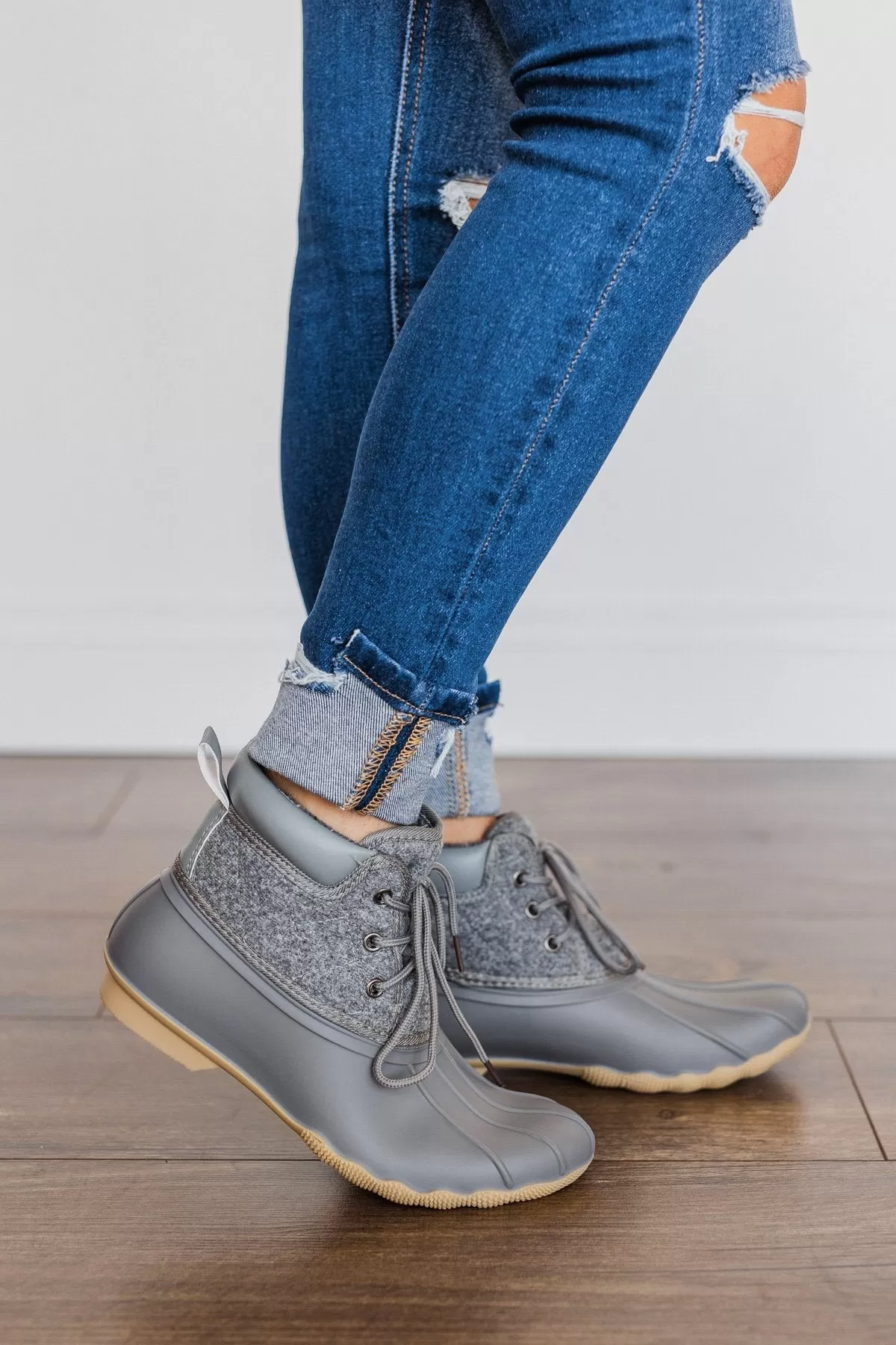 Gypsy Jazz Quack Booties- Grey