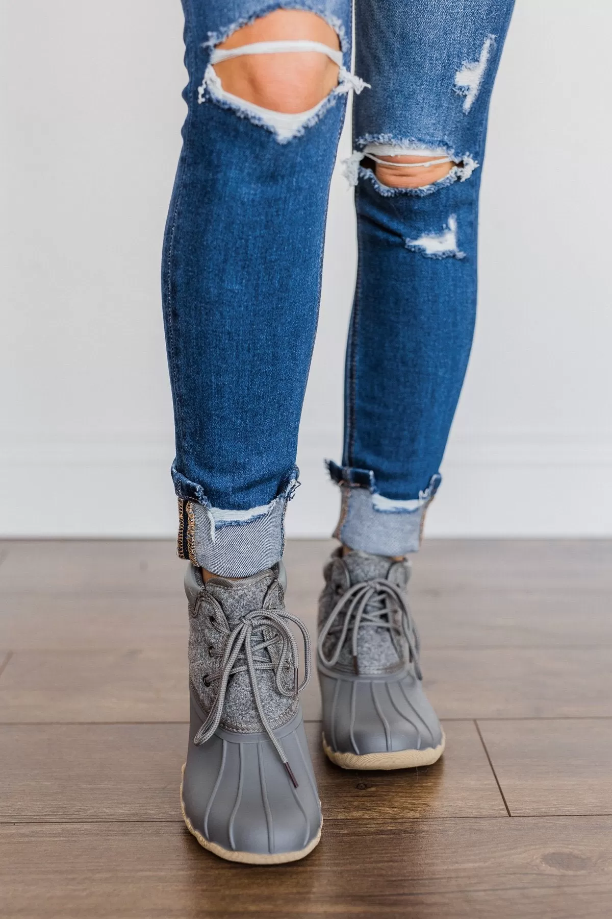 Gypsy Jazz Quack Booties- Grey