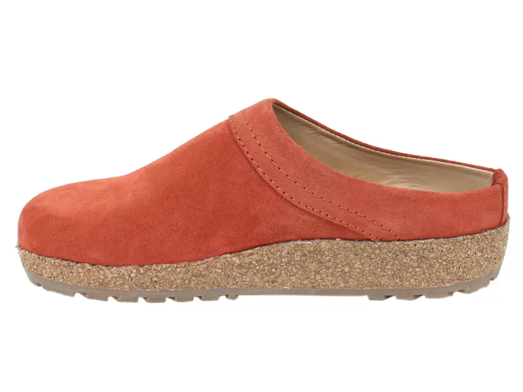 Haflinger Leather Clogs Malmo Rost