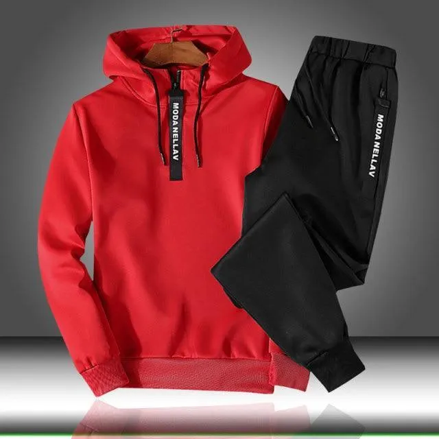 Hooded Casual Tracksuits Outfit Sets