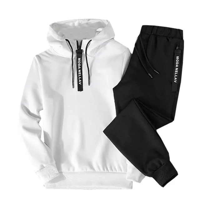 Hooded Casual Tracksuits Outfit Sets