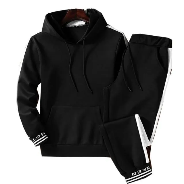 Hooded Casual Tracksuits Outfit Sets