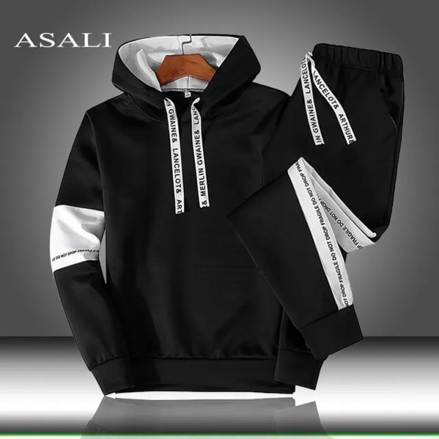 Hooded Casual Tracksuits Outfit Sets