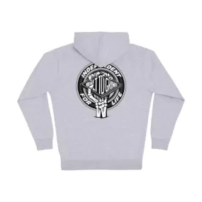 Independent For Life Clutch Zip Hoodie - Heather Grey