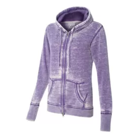 J America Women's Zen Fleece Full Zip Hoodie