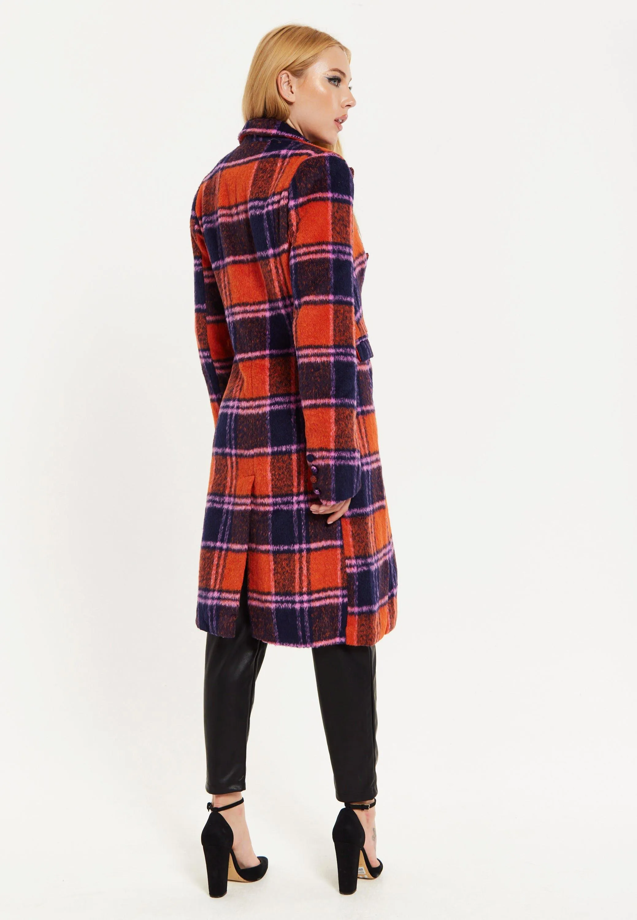 Jackets & Coats | Red Check Coat | House of Holland